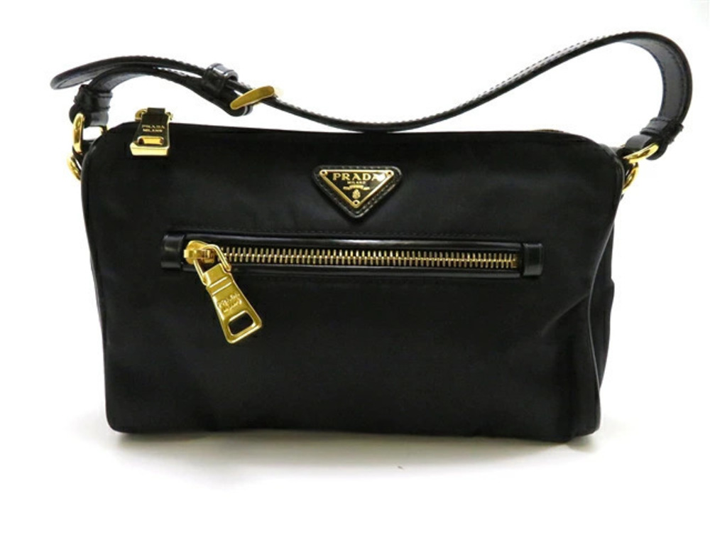 Prada Tessuto Shoulder Bag black